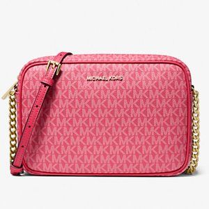 🎉HP🎉Michael Kors Jet Set Large Logo Crossbody Bag